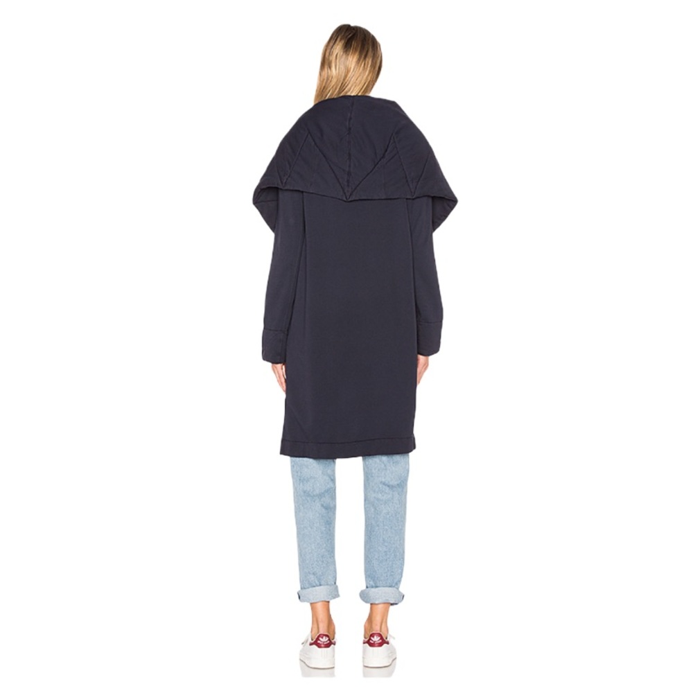 YOUNG FABULOUS & BROKE Gray Sandrine Cocoon Coat - Picture 4 of 8